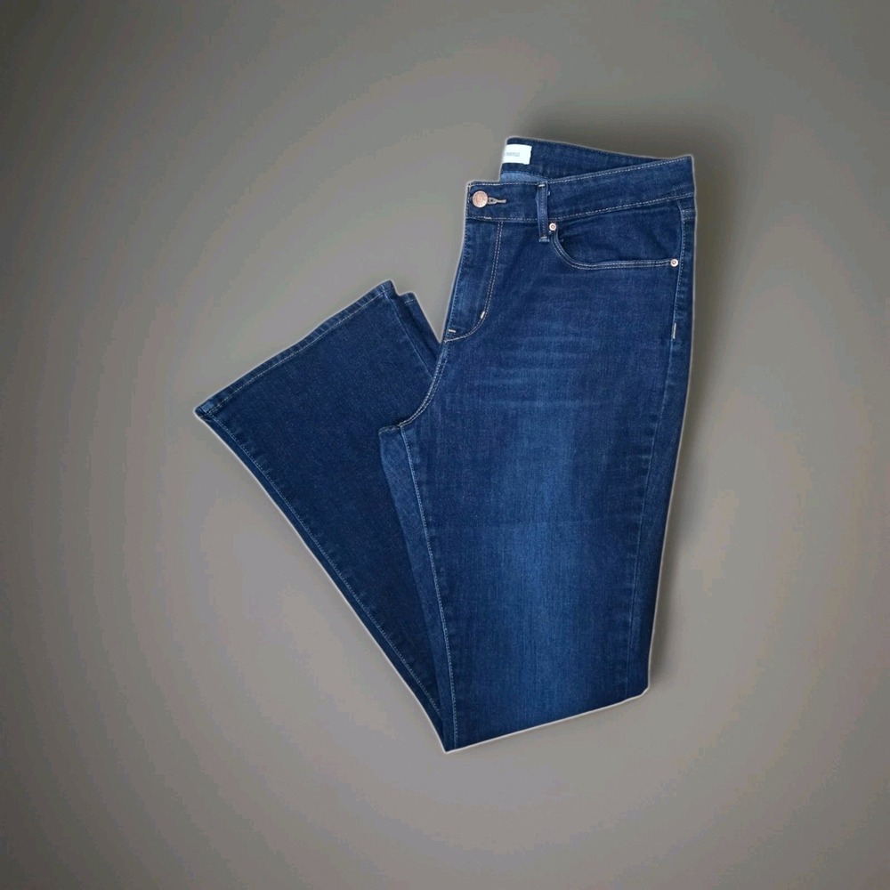 Levi's Womens 14 Bootcut Jeans Mid Rise Dark Wash Stretch Denim